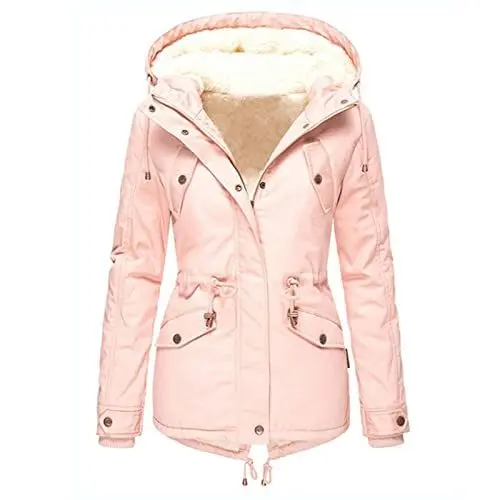 Produktbild: Cocila Black of Friday Angebote 2024 Mantel Damen Winter Elegant Regenparka Damen Gefuettert Trenchcoat Damen Kurz Leichte Steppjacke Mädchen Damen Mantel Winter Elegant Bestellung Sale Angebote