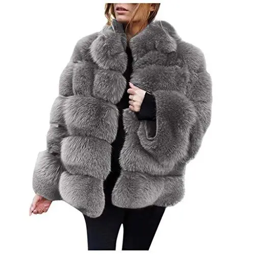 Produktbild: Cocila Black of Friday Damen Sale Angebote Damen Winter Mantel Parka Mit Fellkapuze Damen Womens Winter Coat Winterjacke Damen Grün Lang Steppmantel Damen Beige Creme Meine Bestellung