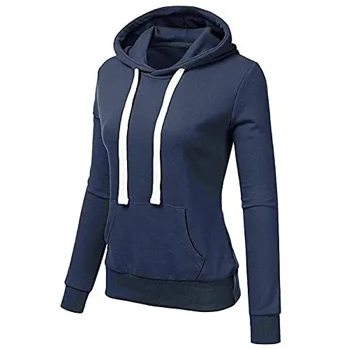 Produktbild: Cocila Black of Friday Damen Winterjacke Gruener Hoodie Damen Oversize Kapuzenpullover Rot Damen Sweatshirt Jacke Blau Pullover Braun Damen Oversize Pullover Maedchen Damenbekleidung Sale