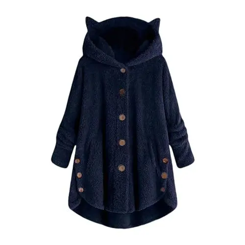 Produktbild: Cocila Black of Friday Winterjacke Damen Outdoor Mantel Damen Damen Parka Schwarz Trenchcoat Schwarz Damen Outdoor Daunenjacken Für Damen Damenmantel Übergröße Damenmode Sale Marken Elegant