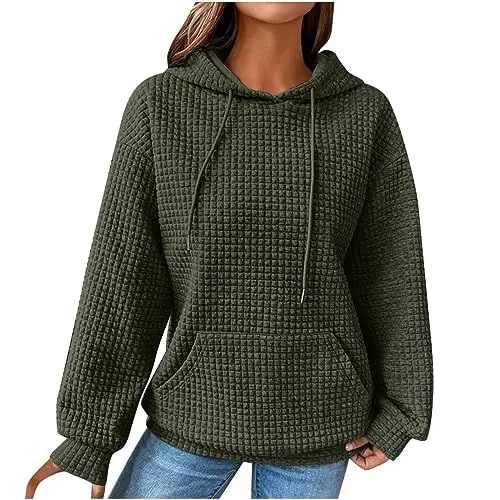 Produktbild: Cocila Damen Billige Hoodies Für Frauen Einfarbig Casual Mit Kapuze 2023 Pullover Hoodie Grundlegende Sweatshirts Womans Mode Bluse Kleidung Thermopulloverherren Kapuzenp Sonderangebote Schnäppchen