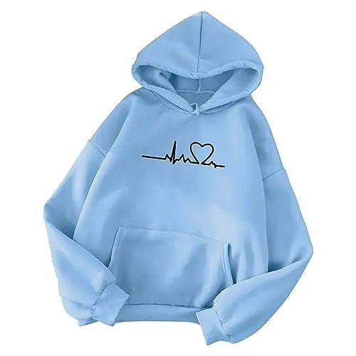 Produktbild: Cocila Black of Friday Damen Winterjacke Long Hoodie Damen Grosse Groessen Langarmshirt Damen Mit Kapuze Sweater Schwarz Damen Pullover Damen Fliederfarben Meine Bestellung Anzeigen