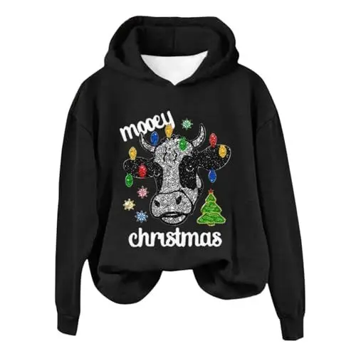 Produktbild: Cocila Day Prime 2024 Angebote Hoodie Damen Gefüttert Kapuzenpulli Schwarz Sweatshirt Damen Purple Weihnachts Herren Pullover Lange Strickjacke Damen Oversize Letzte+Bestellung