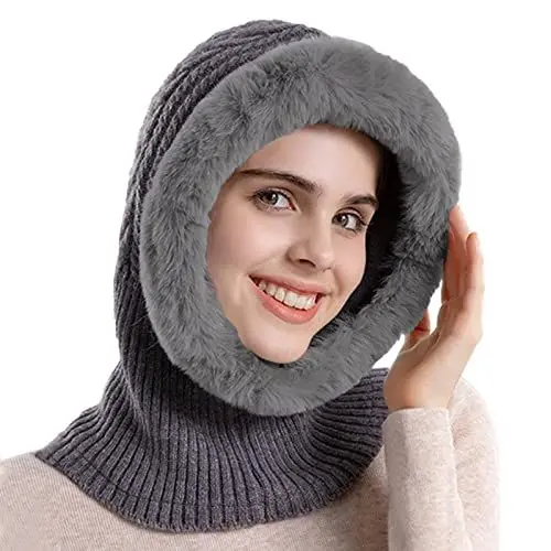 Produktbild: Cocila Day Prime 2024 Wintermuetze Maedchen 52 Wintermuetze Schwarz Kinder Muetze Herren Dunkelbraun Strickmuetze Damen Gelb Cap Herren Sommer Dünn Schutzmaske Für Sport Sale Angebote Bestellung