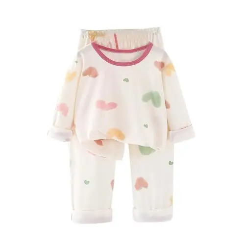Produktbild: Cocila Herbstkleidung Für Und Mädchen Mit Langen Ärmeln Süßen -Loungewear Sowie Hosen Jogginganzug Herren Anzug Kinder Kleider Sportoutfit Kinderkleidung Sportsachen 134 Anzuege Fuer Longsleeve