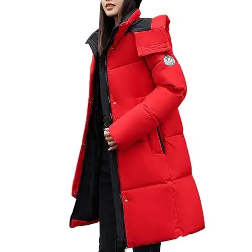 Produktbild: Cocila Pullover Damen Black of Friday Damen Wintermantel Lang Parka Wasserdicht Damen Trenchcoat Damen Mit Kapuze Reflektor Jacke Damen Frauen Steppmantel Winteranorak Damen Meine Bestellung