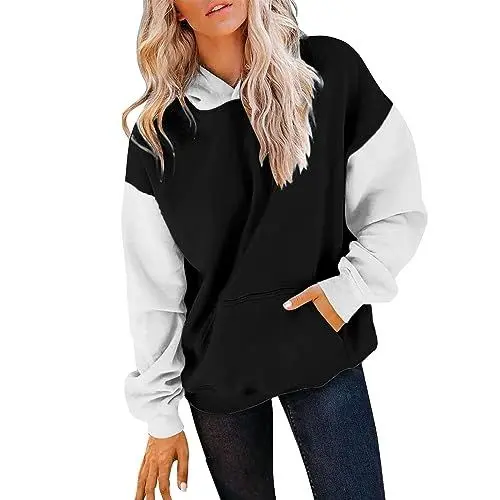 Produktbild: Cocila Sale Angebote Blitzangebote 90Er Jahre Hoodie Damen Kuscheldecke Pullover Damen Hoodie Jacke Damen Mit Kapuze Sweatshirt Damen Oversized Grau Sale Angebote Bestellung