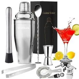 Produktbild: Cocktail Set 750ml Cocktail Shaker,24pcs Bar Zubehör Coctail Mixer Barkeepers Friends Jigger,Boston Shaker Bartender Set Deko for Men Women