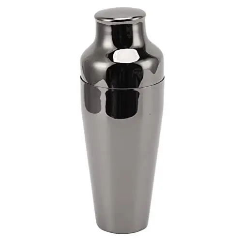 Produktbild: Cocktail-Shaker, Getränke-Mix-Shaker aus Edelstahl mit Satinierter Oberfläche, Spülmaschinenfest für Hausbar, Partys und Picknicks