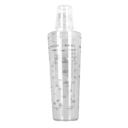 Produktbild: Cocktail-Shaker, Transparenter Cocktail-Shaker, Multifunktionaler Weinmixer-Shaker mit Skala (700ML)