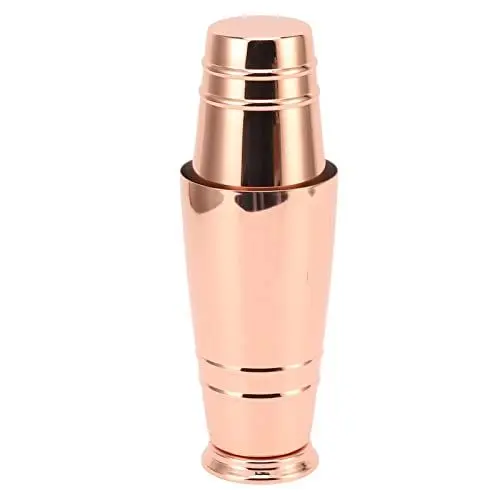 Produktbild: Cocktail-Shaker-Mixer-Set aus robustem 304-Edelstahl für Zuhause und Partys (Kupferbeschichtung)