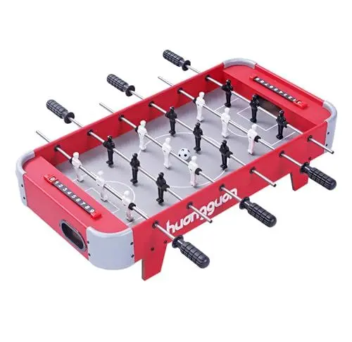 Produktbild: COCOSY Mini Tischkicker 61cm, mit 2 Bällen und Punkteanzeige - Tischfußball für Kinder und Erwachsene Geschenk Euro Fußball 2024 Partys
