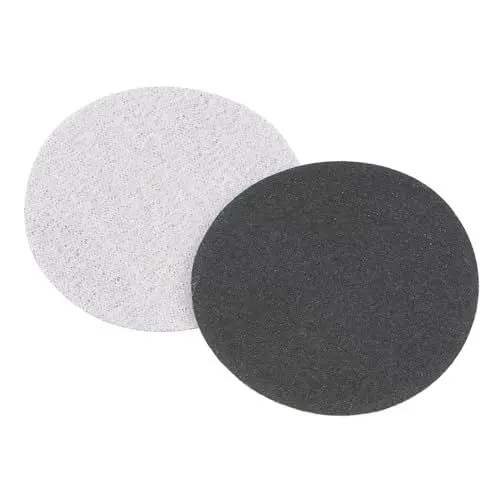 Produktbild: CoCud Klett-Schleifscheiben, 2 Zoll 50mm Schleifpapiere 400 Körnung Siliziumkarbid-Finishscheiben - (Anwendungen: für Holz Metall Gipskarton), 100 Stück