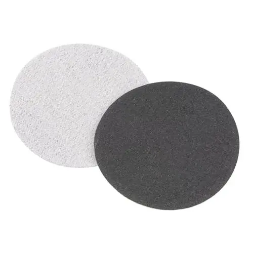 Produktbild: CoCud Klett-Schleifscheiben, 2 Zoll 50mm Schleifpapiere 400 Körnung Siliziumkarbid-Finishscheiben - (Anwendungen: für Holz Metall Gipskarton), 30 Stück