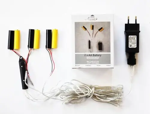 Produktbild: Coen Bakker Batterie Adapter 3 x 2 AA Mignon Batterien 3,2V Wandler 4m Kabel Netzteil