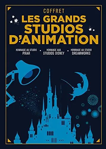 Produktbild: Coffret Hommage, les grands studios d'animation: Coffret en 3 volumes : Pixar, vers le génie et au-delà ·· Disney, éternels enchanteurs ·· Dreamworks, de la Lune aux étoiles