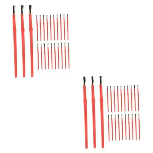Produktbild: COHEALI 100 Stück Kinder Graffiti Pinsel Pigment Mischpinsel Studentenbedarf Pinsel Set Malpinsel Set Aquarellpinsel Pigment Pinsel Kunststudent