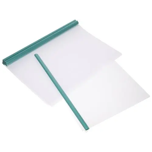 Produktbild: COHEALI 10St Transparenter Bucheinband mit Deichsel ordner aktenkoffer Berichtshüllen aus Kunststoff schiebebinder klarer Binder Berichtshüllen mit Schiebestange Spurstange Sicherungsclip