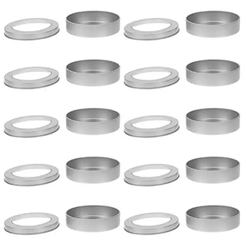 Produktbild: COHEALI Tortenverpackung 10 -plätzchen-blechdose Gehäuse Weißblech Runde Blechdose -kekse-spiel Blechbehälter Mit Dekorative Geschenkboxen Keksständer Silver