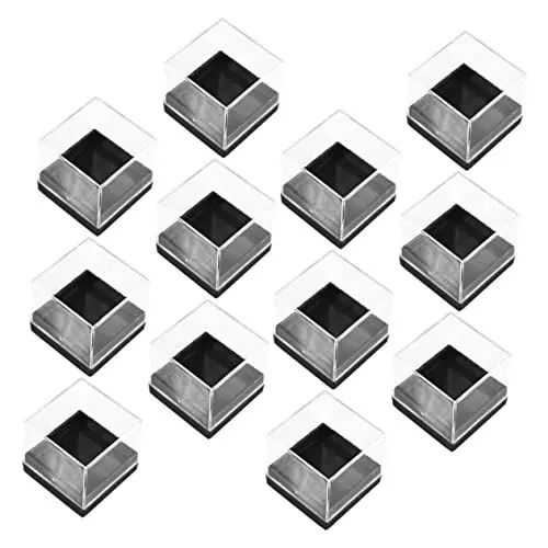Produktbild: COHEALI 12st Mineralische Standardbox Mineralischer Musterkoffer Aufbewahrungsbox Für Mineralien Cube Stand Risers Vitrine Muster Vitrine Würfel Durchsichtige Box P.s Mini Süßigkeiten Box