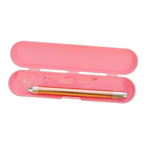 Produktbild: COHEALI 1 Satz Bohrstift Geführter Stickstift Punktierstift Strass-zeichenwerkzeug Maniküre-Werkzeuge Lichtmalstift Bogenmacher Leuchtstift Für Kreuzstich Pinsel Bausätze Golden Plastik