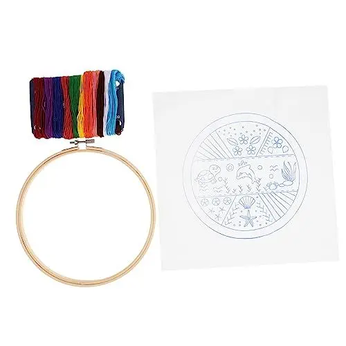 Produktbild: COHEALI 1 Satz Kreuzstich Transferpapier Zum Aufbügeln Stricken Häkeln Zubehör Nähprodukte Diy-kreuzbausätze Stickgarn-kit Flechtwerkzeuge Pflanzenset Für Kinder Stoff Strickwaren Weben