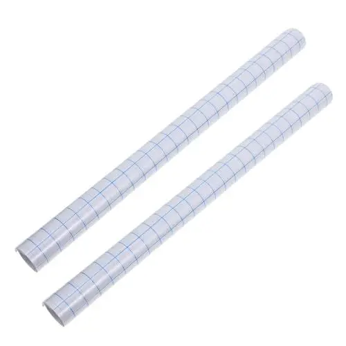 Produktbild: COHEALI 1 Satz Transferfolie Blauer Raster-transferaufkleber Transparente Aufkleber Vinyl-transferband Klebeband Vinyl Films Transferband Für Ausrichtungsgitter Diy-zubehör Pvc Weiß 2st