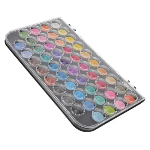 Produktbild: COHEALI 1 Satz festes aquarellpulver waschbare schulsachen Handliches Wasserfarben-Set Colours malerzubehör colör Aquarellfarbe Sonnenbrillenständer Aquarellzubehör Wasserfarben-Farbset