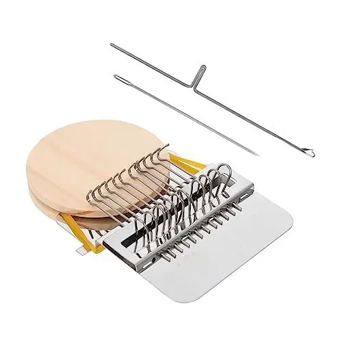 Produktbild: COHEALI 1 Satz kleine Strickmaschine Mini Nähwebstuhl Gehirnspielzeug Handwebstühle Webstuhl für Tabletten kinderwebrahmem Hand Knitting Knit Set DIY Webspielzeug Puzzle-Spielzeug Eisen