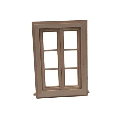 Produktbild: COHEALI 1stk Holzfenster Selber Bauen Mini-möbel Hölzern Modell Rechteck