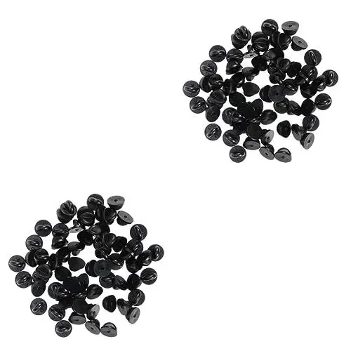 Produktbild: COHEALI 200 Stk Broschennadeln Pin-rücken Broschennadel Hinten Pin-backs-verriegelung Stifte Stiftverschlüsse Stiftschlösser Emaille Masse Krawattennadeln Stifthalter Revers Dornschließe