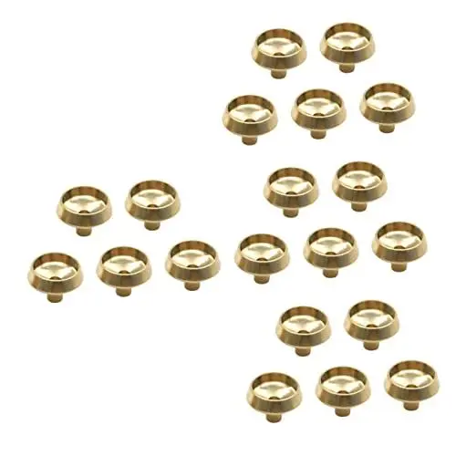 Produktbild: COHEALI 4 Sets Metall-räucherstäbchenständer Wiederverwendbarer Räucherstäbchenhalter Für Rückflussbrenner Messing-räuchergefäß-unterstützung Filterform 5 Stück * 4