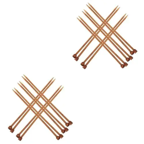 Produktbild: COHEALI 20 Stk karbonisierte Pullovernadel verschleißfeste Nadel karbonisierte Geradstricknadeln circular knitting needles karbonz stricknadeln der Nähteil tapeziertisch Nähnadel Garnnadel