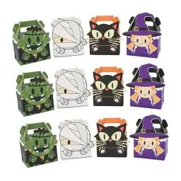 Produktbild: COHEALI 24Er Karton Halloween-Keksbox Snack-Kartons Geschenktüte zur Hochzeit halloween snacks halloween naschen Süßigkeitenbehälter für Halloween Süßigkeitenschachteln für Halloween