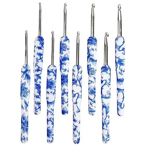 Produktbild: COHEALI 24 Stk häkeln basteln set bastelzubehör Die Garnstricknadel Handarbeitsset strickliselset yarn Strickset Stricknadeln Garnwebwerkzeug Werkzeuge zum Flechten von Garnen Aluminium