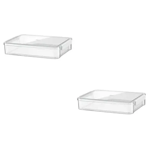 Produktbild: COHEALI 2St ID-Aufbewahrungsbox lagercontainer vorratsbehälter klarer Stand Dokument-Organizer schulsachen Dateiordner-Organizer Desktop-Aktenschrank Papierbehälter für den Schreibtisch a4
