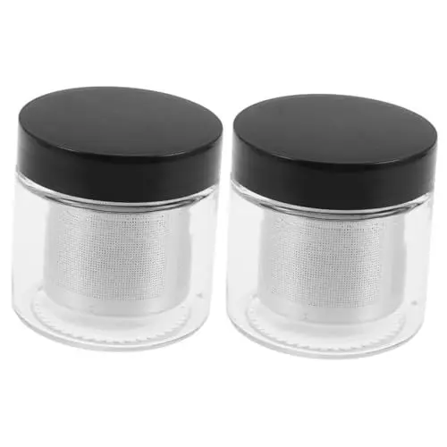Produktbild: COHEALI 2St Reinigungsbecher Schmuckpflege Uhrenreinigung Reinigungsbürste für Schmuck Edelsteine Schmuckreiniger manuelle Reinigung Reinigungswerkzeug für Schmuck Glas Transparent