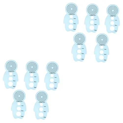 Produktbild: COHEALI 2 Sätze Quilt-Instrument Aus Papier Werkzeug Zum Kräuseln Von Papier Quilling-Kits Handgemachtes Eisstockschießen Curling-Quilling-Werkzeug Papierwellung Blue Plastik 5 Stück * 2