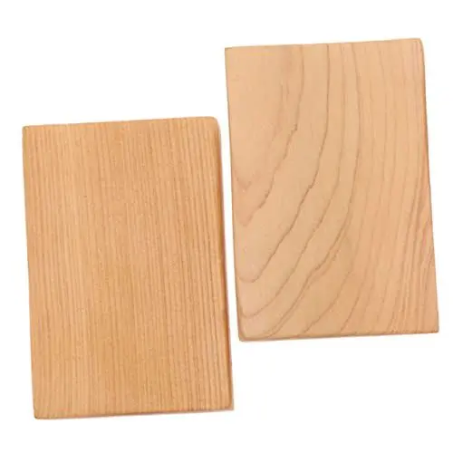 Produktbild: COHEALI 2 Stk Holzschnitzblöcke Unfertige Holzplatte Bastelbrett Aus Holz Holzquadrate Zum Basteln Holzausschnitt Holzformen Dicker Holzklotz Unfertiges Holz Stapeln Plakette Hölzern Kind