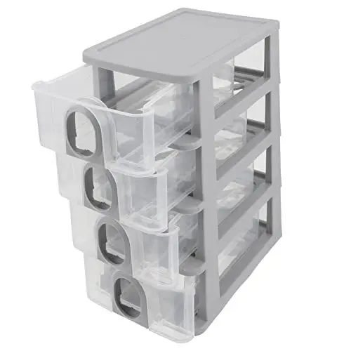 Produktbild: COHEALI 2st Desktop-organizer-schubladen Schreibtisch Diverse Organizer Waschtisch Schublade Organizer Schubladen Aufbewahrung Dateiorganisator Lagerung Bilden Aktenschränke Plastik Büro