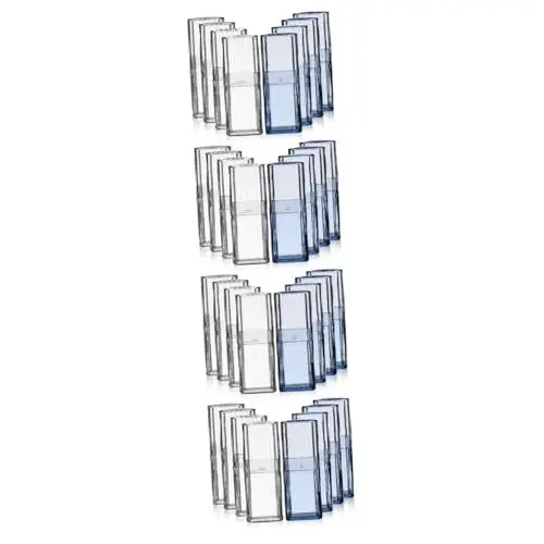 Produktbild: COHEALI 32 Stk zahnseide box lagercontainer vorratsbehälter Kunststoffhalter tragbar Tischständer Make-up-Organizer für Schubladen Wattestäbchen -Boxen Vorratsdose staubdicht pp