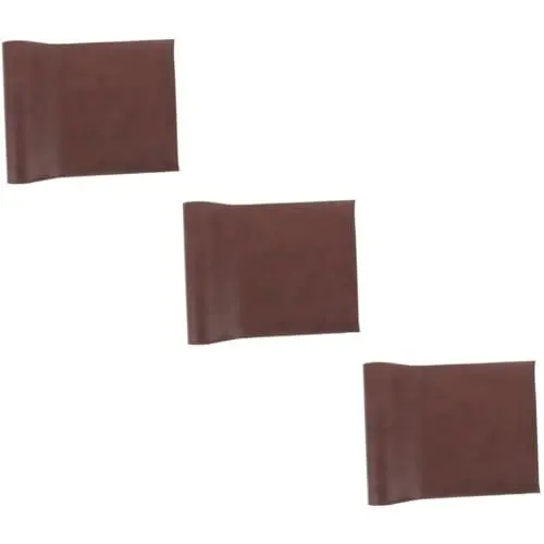 Produktbild: COHEALI 3 Rollen leder stoff Auto + Kfz-Einbausatz Polster Rindslederstoff bastelleder leathercrafting Lederhandwerk Leitfähiges Material dickes Leder Lederreste Altleder PU-Leder