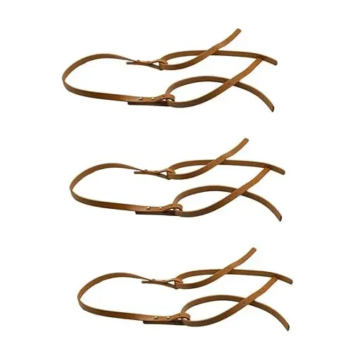Produktbild: COHEALI 3 STK Lederband für Tragetasche Handtaschenriemen rosa Handgelenkband Handgelenkbandagen Kettenriemen für Aktentasche Umhängetaschen Taschengriff aus Leder Handschlaufe für Tasche