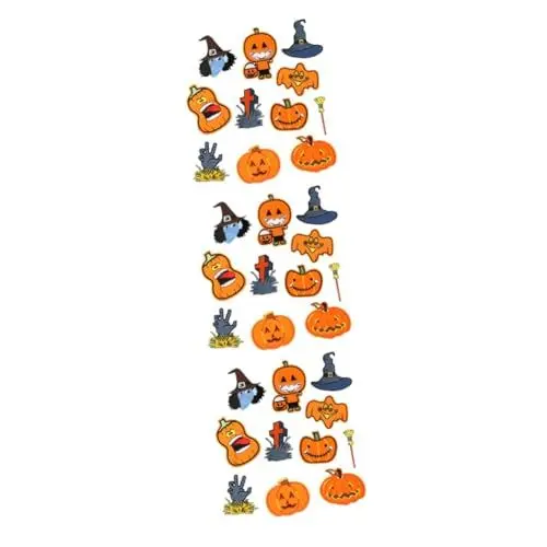 Produktbild: COHEALI 3 Sätze Aufnäher Patches für Hüte Kostüm Geisterkleidungsabzeichen Kürbisbeete aufnähen Halloween-Patch Kürbismotiv halloween costume halloween kleidung halloweendeko Patches nähen