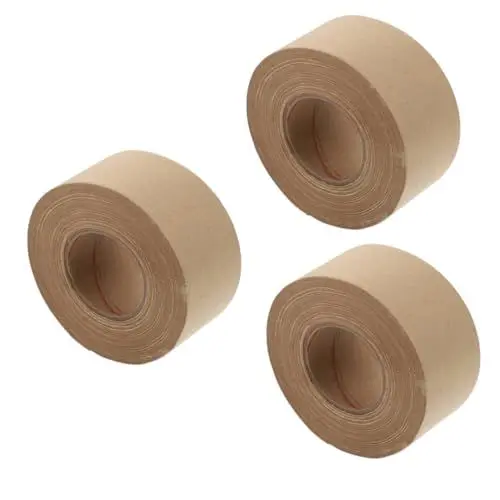Produktbild: COHEALI 3 Stk Klebeband Aus Kraftpapier Dichtungsgummi Beschreibbares Kraftklebeband Packband Mit Abroller Braunes Papierband Hochleistungsband Dichtungsband Dichtband Auf Wässriger Basis