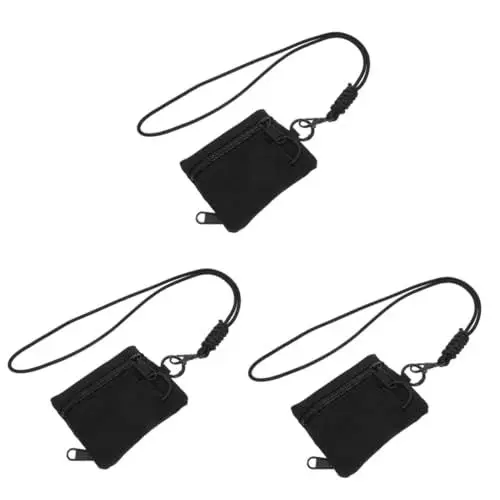 Produktbild: COHEALI 3 Stück Outdoor Kleine Tasche Reisepasshülle Halstasche Taille Hängetasche Lanyard Geldbörse Mehrzwecktasche Reise Hals Geldbörse Kartenhalter Um Den Hals Wasserdichte Halstasche