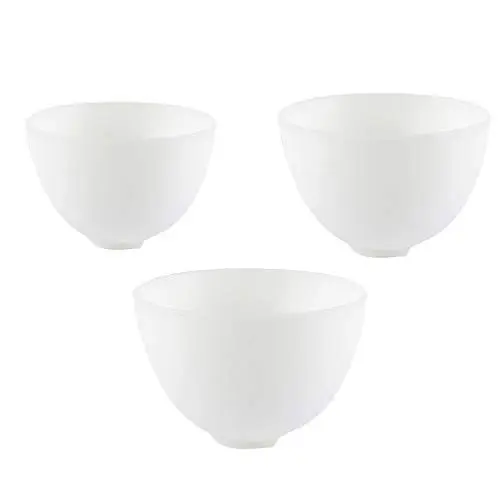 Produktbild: COHEALI Silikon-Rührschüssel: 3-teiliges Silikon-Rührschüssel-Set für, Gesichtsschlamm-Schüssel, kosmetisches Schönheitswerkzeug für den Heimsalon-Spa, Heimwerkerhandwerk, Kunstharz, Ac