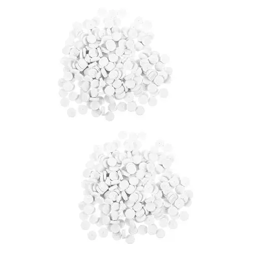 Produktbild: COHEALI 2 Sets Ohrring-pads Kunststoff-ohrring-stopper Verhindern Tropfen-schmerzen Ohr-zubehör 200 Stück * 2