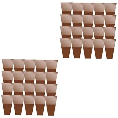 Produktbild: COHEALI 40 Stück Blumen-Verpackungsbeutel Hochzeitsblumen Hochzeits-Geschenkpapier Handgemachte Geschenke Geschenkpapier-Halter Hochzeits-Blumen-Papierhülle