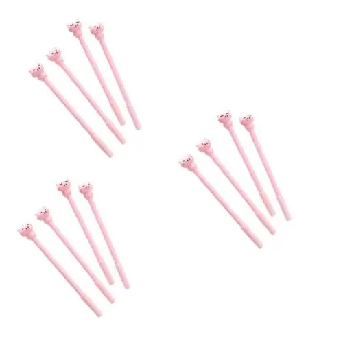 Produktbild: COHEALI 48 Stk Schulbriefpapier gelstifte gel schreibstifte Note Making Pen nootbook geschenkset kochen Werbeartikel Gelstift Signaturstift Unterschriftenstift des Büros Rosa